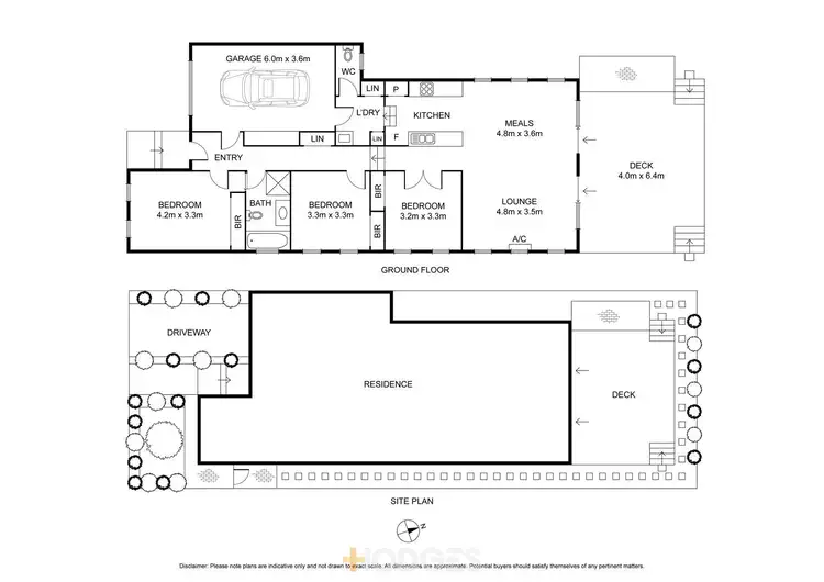 Floorplan of Homely house listing, 6 Pizer Street, Geelong West VIC 3218