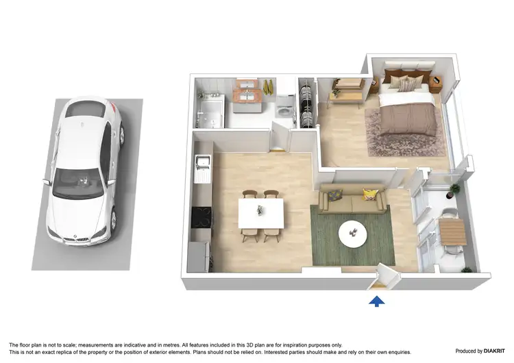 Floorplan of Homely apartment listing, 3/90 Kavanagh Street, Southbank VIC 3006
