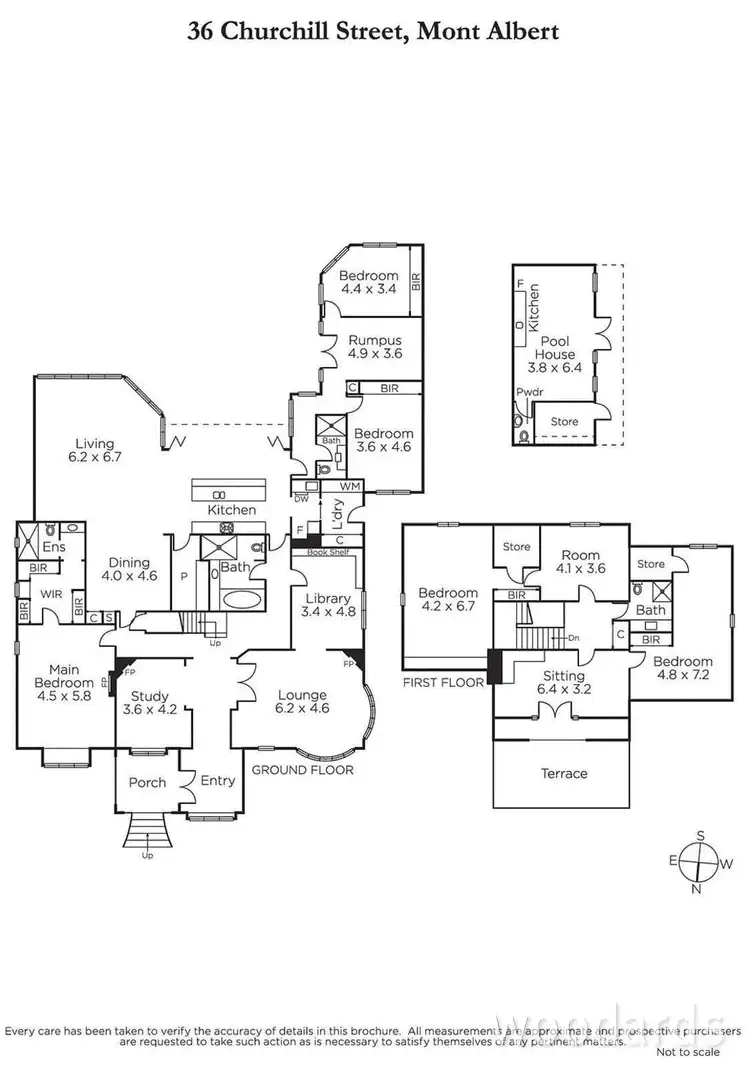 Floorplan of Homely house listing, 36 Churchill Street, Mont Albert VIC 3127