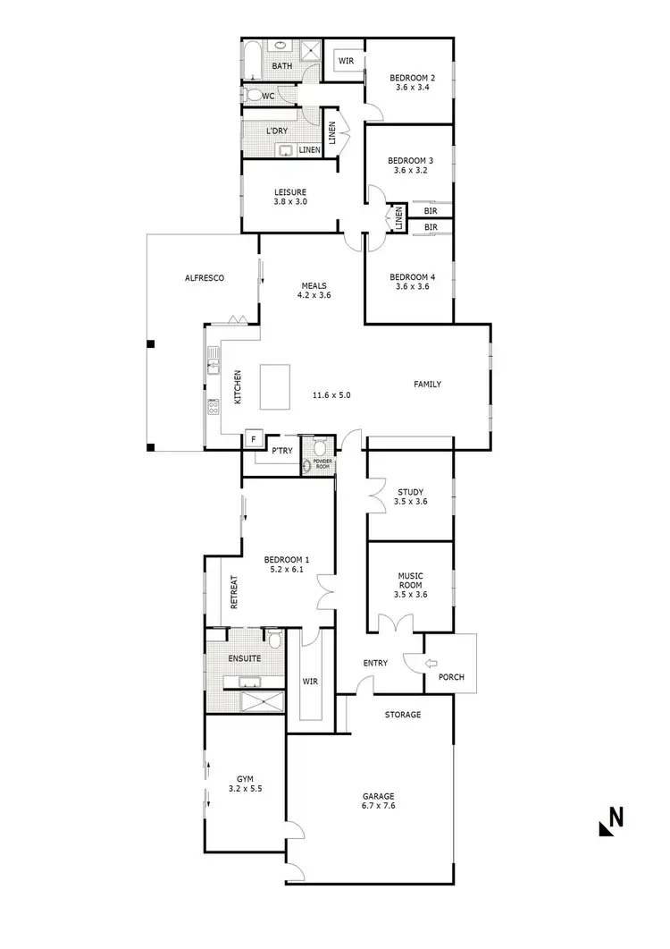 Floorplan of Homely house listing, 1500 Broadford-Wandong Road, Sunday Creek via Road, Broadford VIC 3658