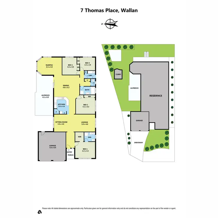 Floorplan of Homely house listing, 7 Thomas Place, Wallan VIC 3756