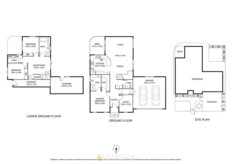 Floorplan of Homely house listing, 1/7 Leigh Road, Highton VIC 3216