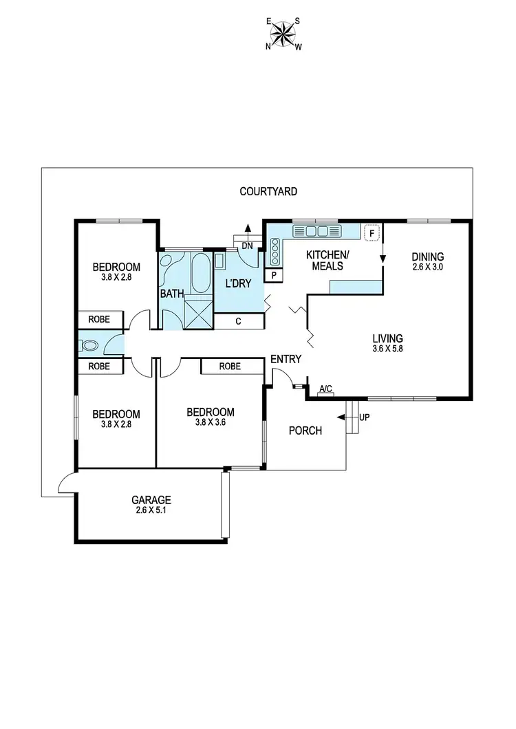 Floorplan of Homely unit listing, 4/36 Bertram Street, Elsternwick VIC 3185