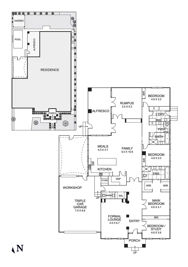 Floorplan of Homely house listing, 11 The Saddle, Doreen VIC 3754