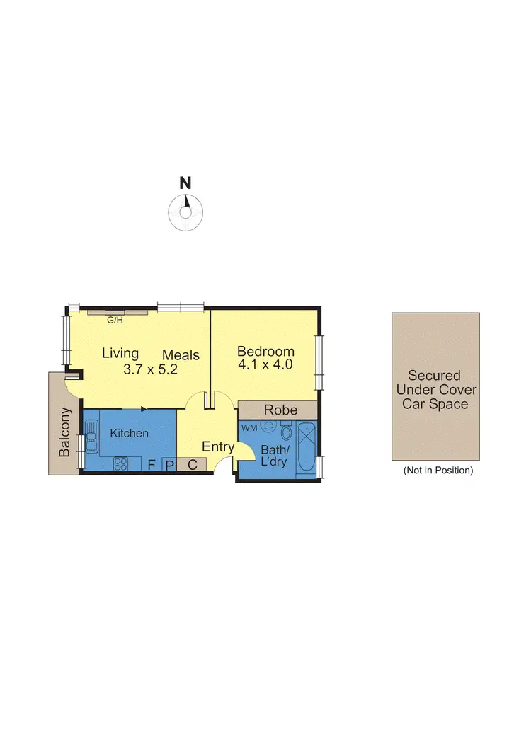 Floorplan of Homely apartment listing, 12/9 Lisson Grove, Hawthorn VIC 3122