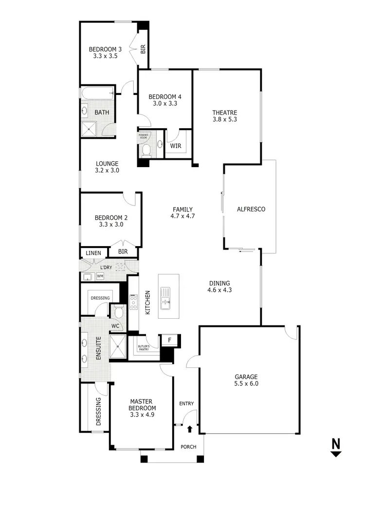 Floorplan of Homely house listing, 15 Delta Road, Beveridge VIC 3753