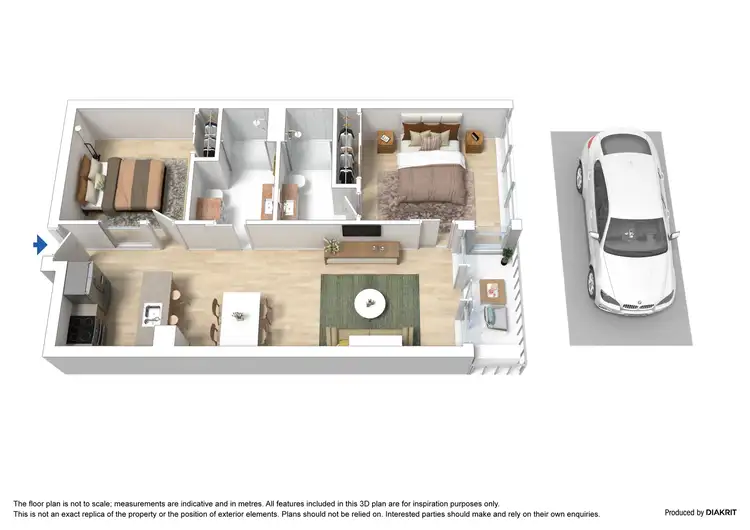 Floorplan of Homely apartment listing, 3310/241 City Road, Southbank VIC 3006