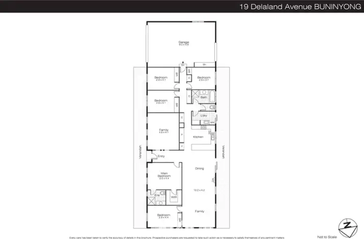 Floorplan of Homely house listing, 19 Delaland Avenue, Buninyong VIC 3357