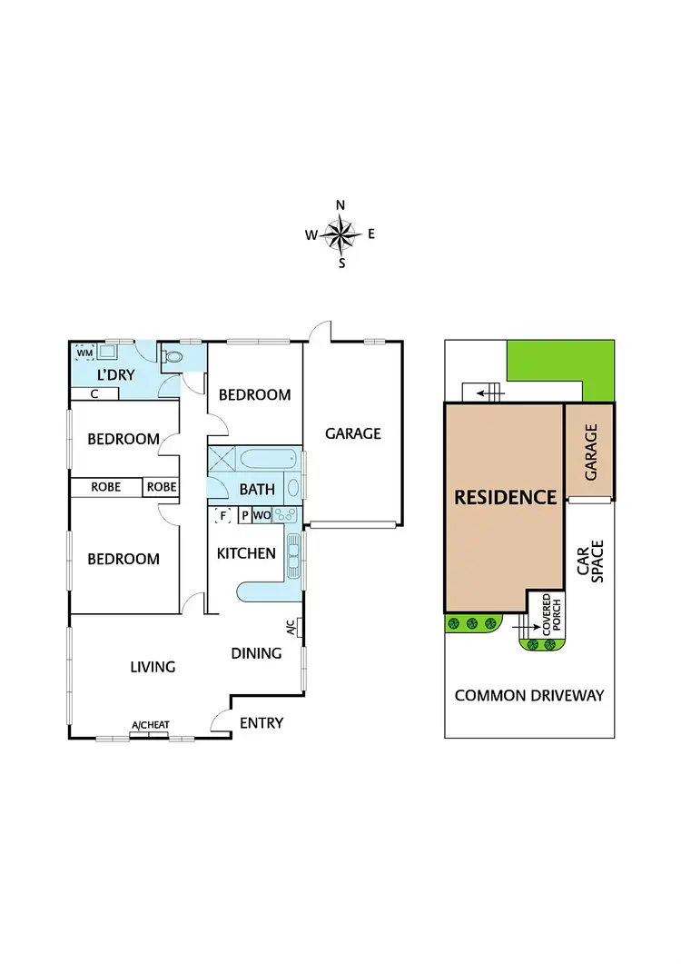 Floorplan of Homely unit listing, 1/8-10 William Street, Greensborough VIC 3088