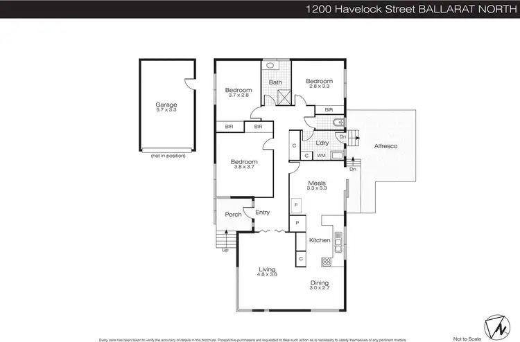 Floorplan of Homely house listing, 1200 Havelock Street, Ballarat North VIC 3350