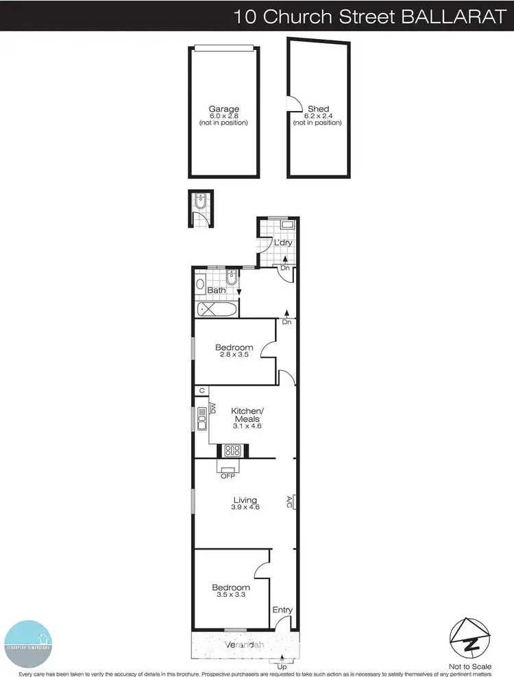 Floorplan of Homely house listing, 10 Church Street, Ballarat Central VIC 3350