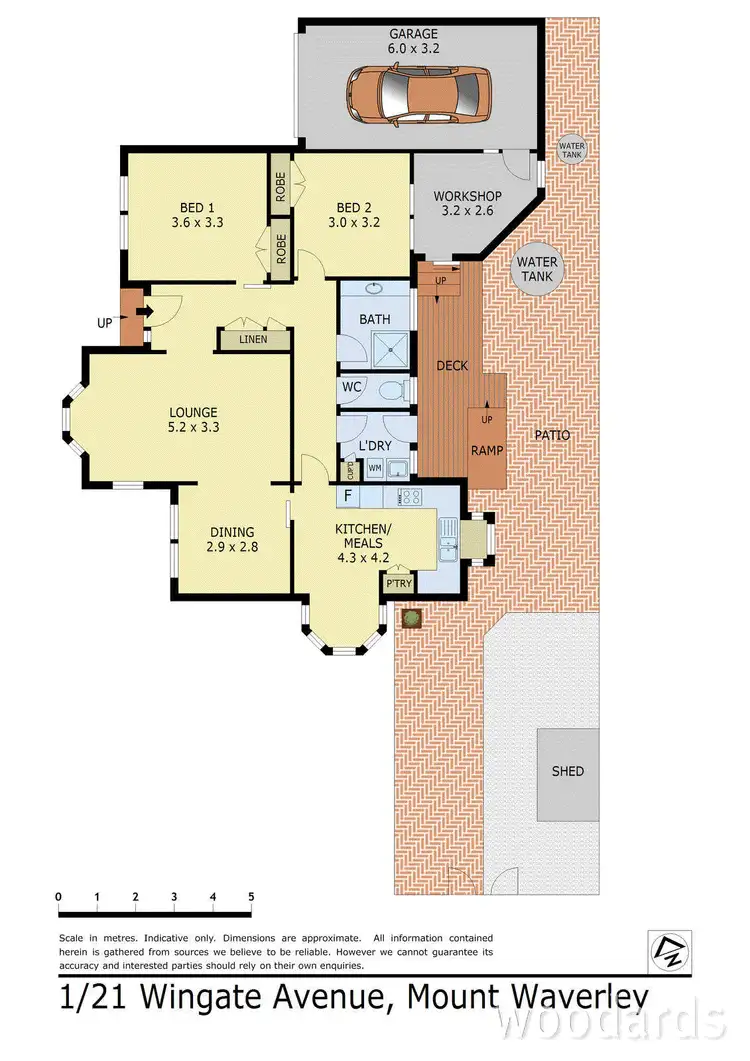 Floorplan of Homely unit listing, 1/21 Wingate Avenue, Mount Waverley VIC 3149