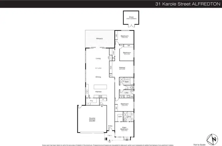 Floorplan of Homely house listing, 31 Karol Street, Alfredton VIC 3350