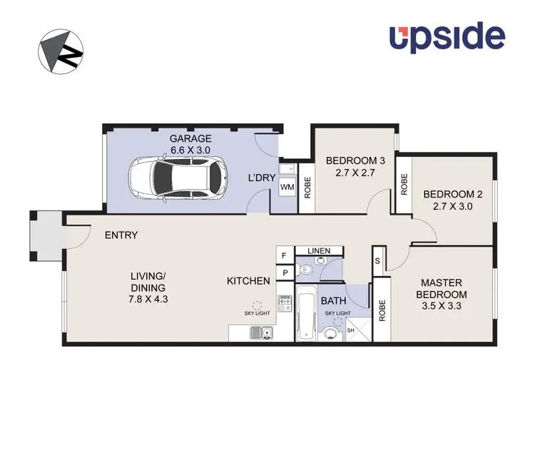 Floorplan of Homely house listing, 58 Whitmore Crescent, Watson ACT 2602