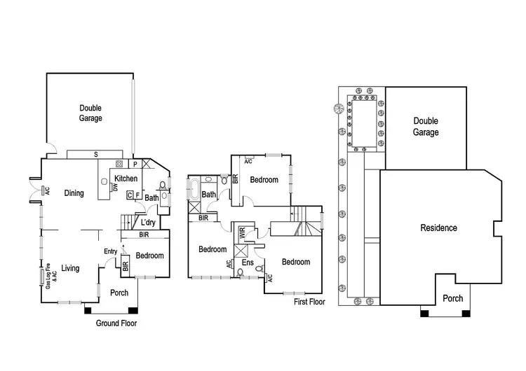 Floorplan of Homely townhouse listing, 1/38 Wilfred Road, Ivanhoe East VIC 3079