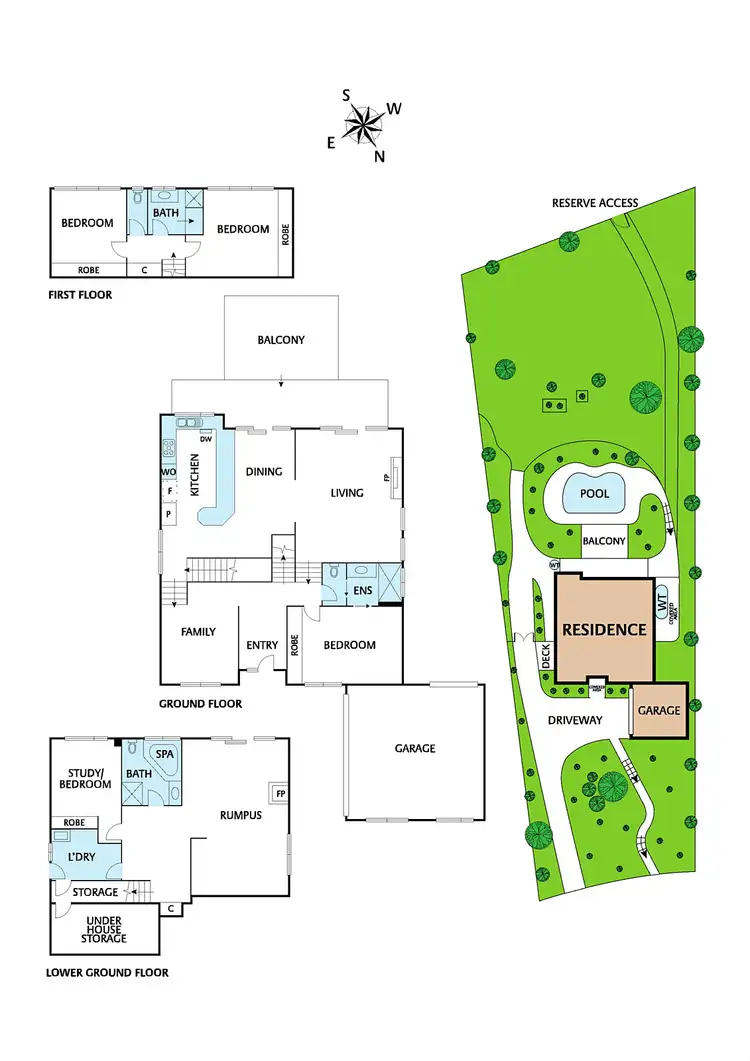 Floorplan of Homely house listing, 33 Maroong Drive, Research VIC 3095