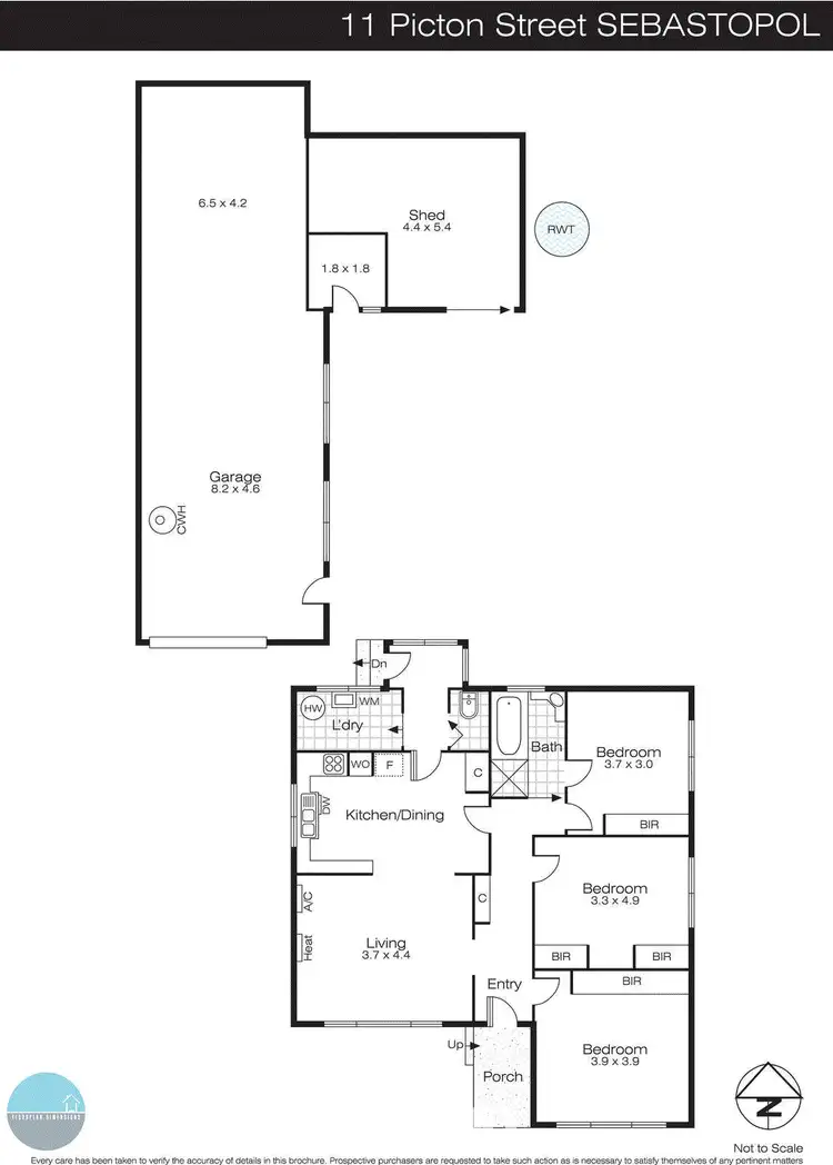 Floorplan of Homely house listing, 11 Picton Street, Sebastopol VIC 3356