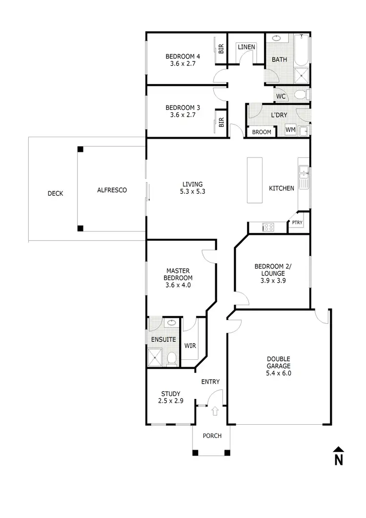 Floorplan of Homely house listing, 19 Natures Run, Kilmore VIC 3764