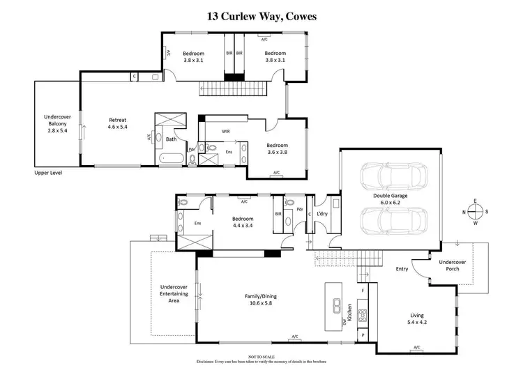 Floorplan of Homely house listing, 13 Curlew Way, Cowes VIC 3922