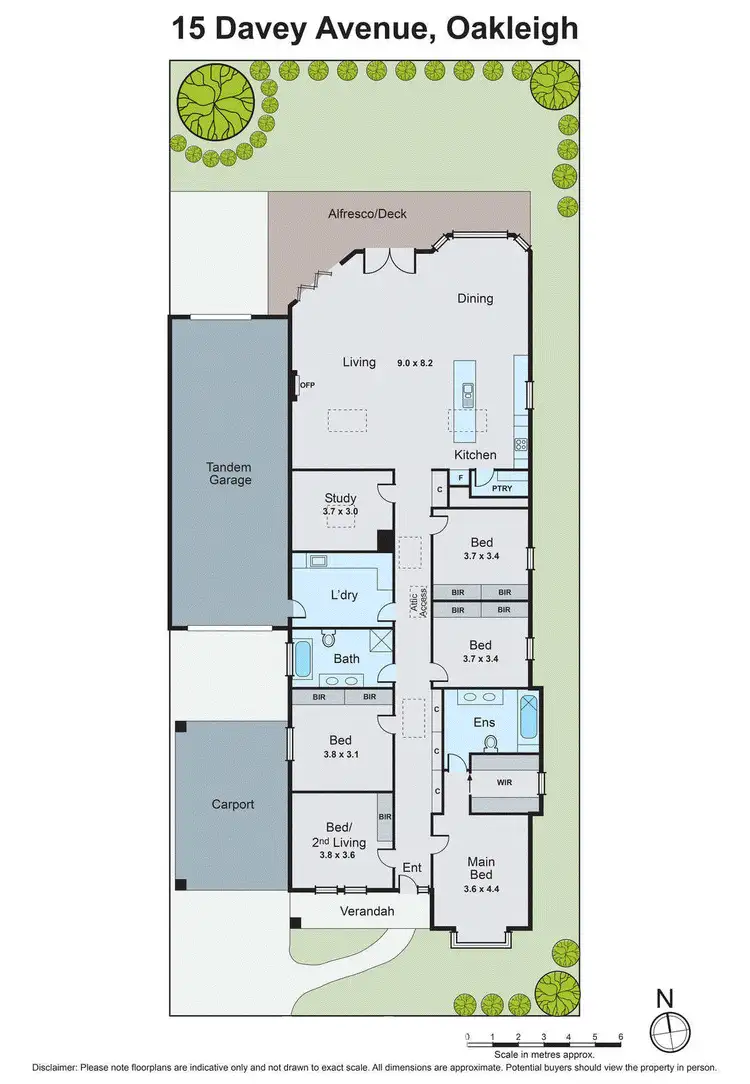 Floorplan of Homely house listing, 15 Davey Avenue, Oakleigh VIC 3166