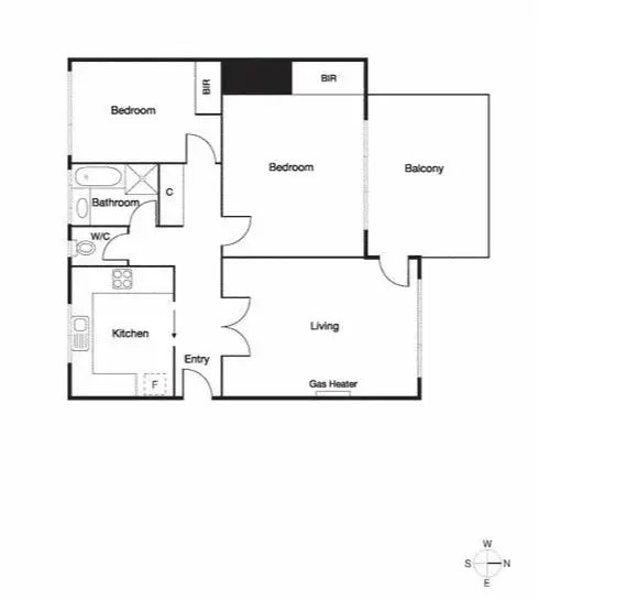 Floorplan of Homely apartment listing, 8/9 Kooyong Road, Caulfield North VIC 3161