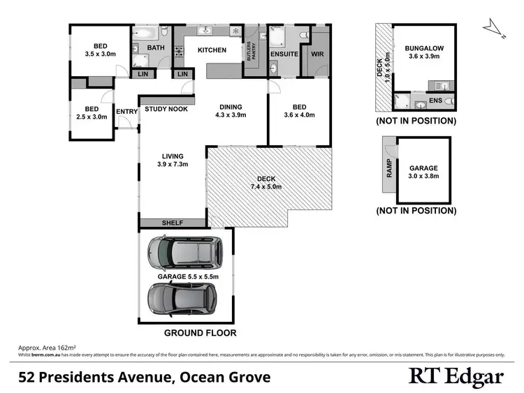 Floorplan of Homely house listing, 52 Presidents Avenue, Ocean Grove VIC 3226