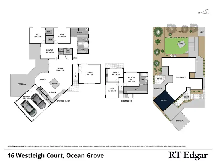 Floorplan of Homely house listing, 16 Westleigh Court, Ocean Grove VIC 3226