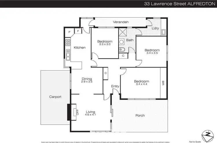 Floorplan of Homely house listing, 33 Lawrence Street, Alfredton VIC 3350
