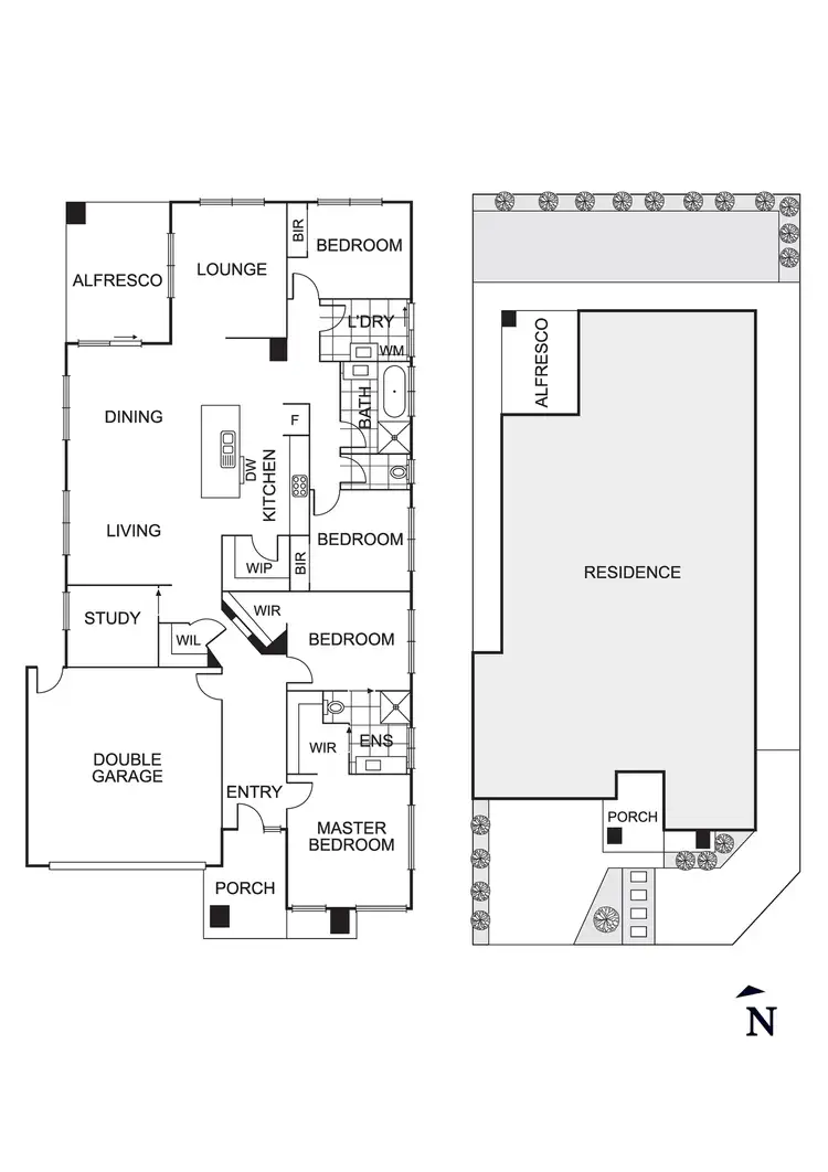 Floorplan of Homely house listing, 21 Domenico Street, Doreen VIC 3754
