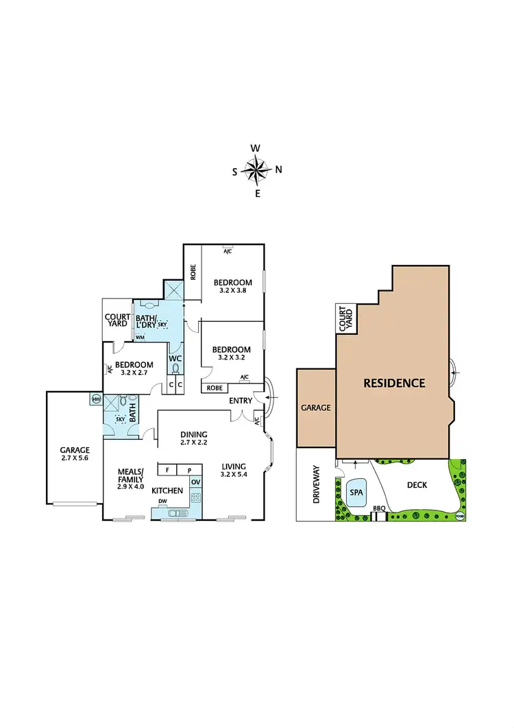 Floorplan of Homely unit listing, 2/8-10 Lithgow Avenue, Blackburn VIC 3130