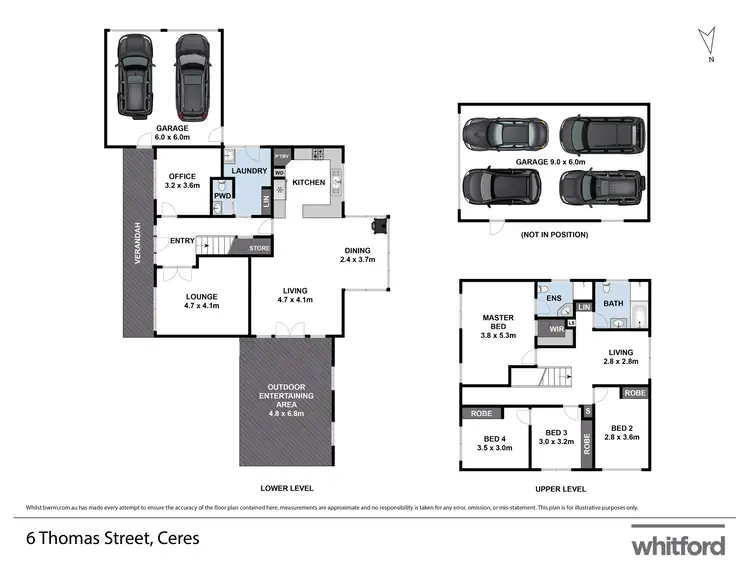 Floorplan of Homely house listing, 6 Thomas Street, Ceres VIC 3221