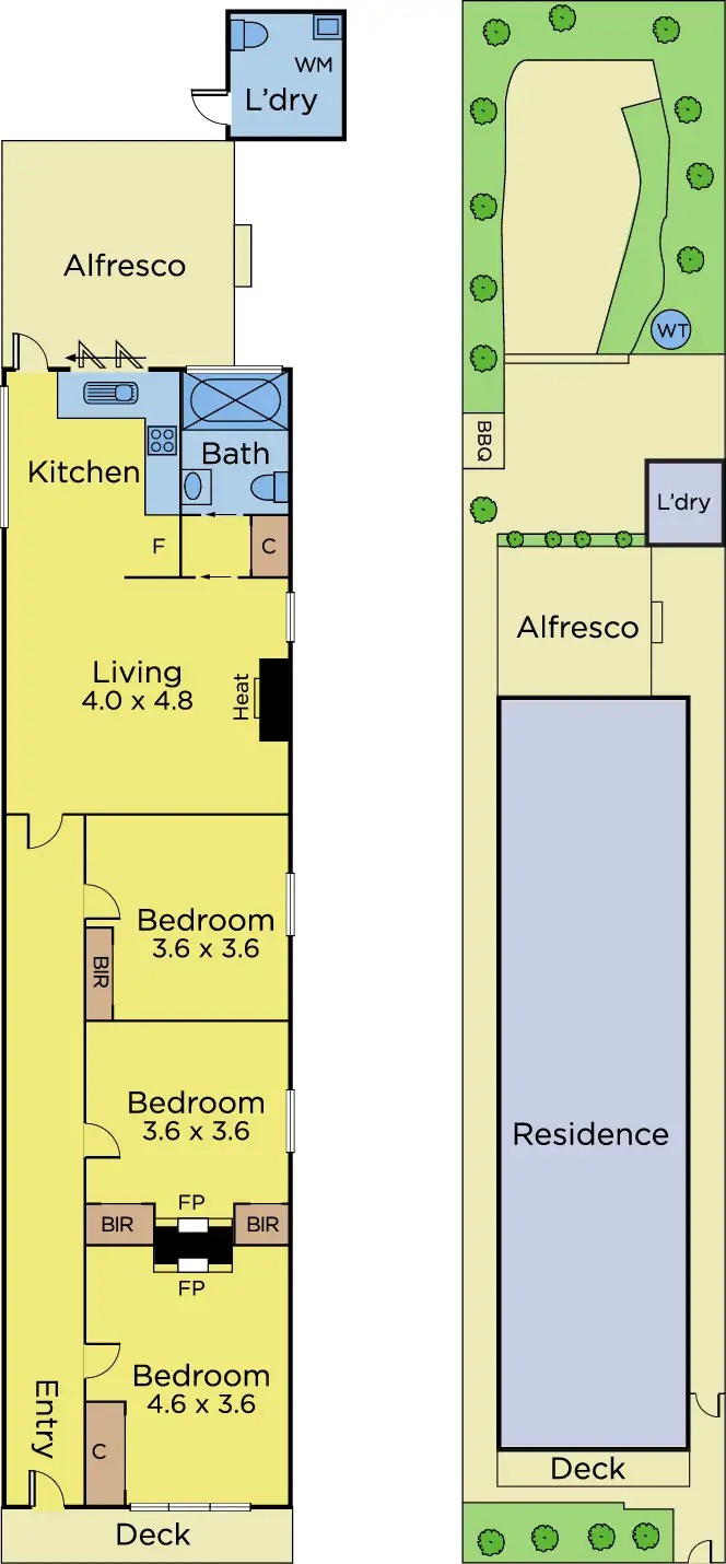 Floorplan of Homely house listing, 10 Hardy Street, Brunswick VIC 3056