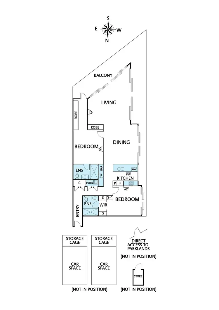 Floorplan of Homely apartment listing, 54/262 Heidelberg Road, Fairfield VIC 3078