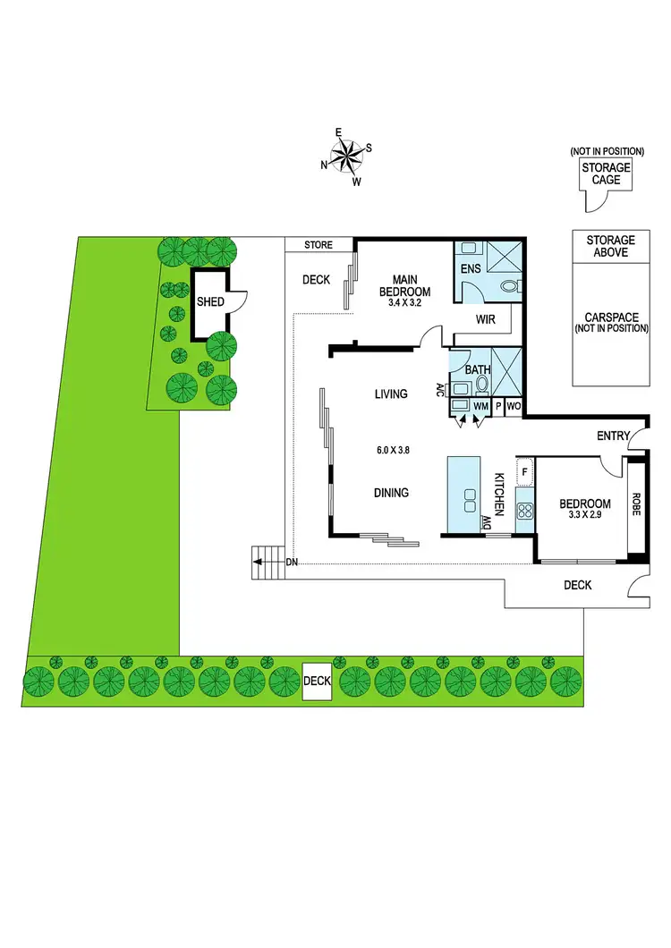 Floorplan of Homely apartment listing, 1/82 Mitchell Street, Bentleigh VIC 3204