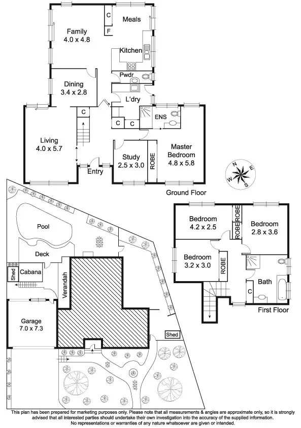 Floorplan of Homely house listing, 19 Crosby Drive, Glen Waverley VIC 3150