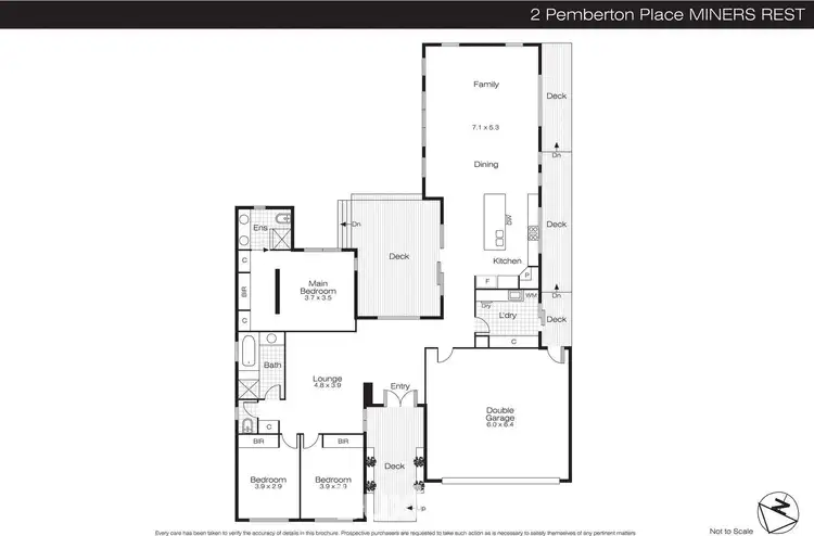 Floorplan of Homely house listing, 2 Pemberton Place, Miners Rest VIC 3352