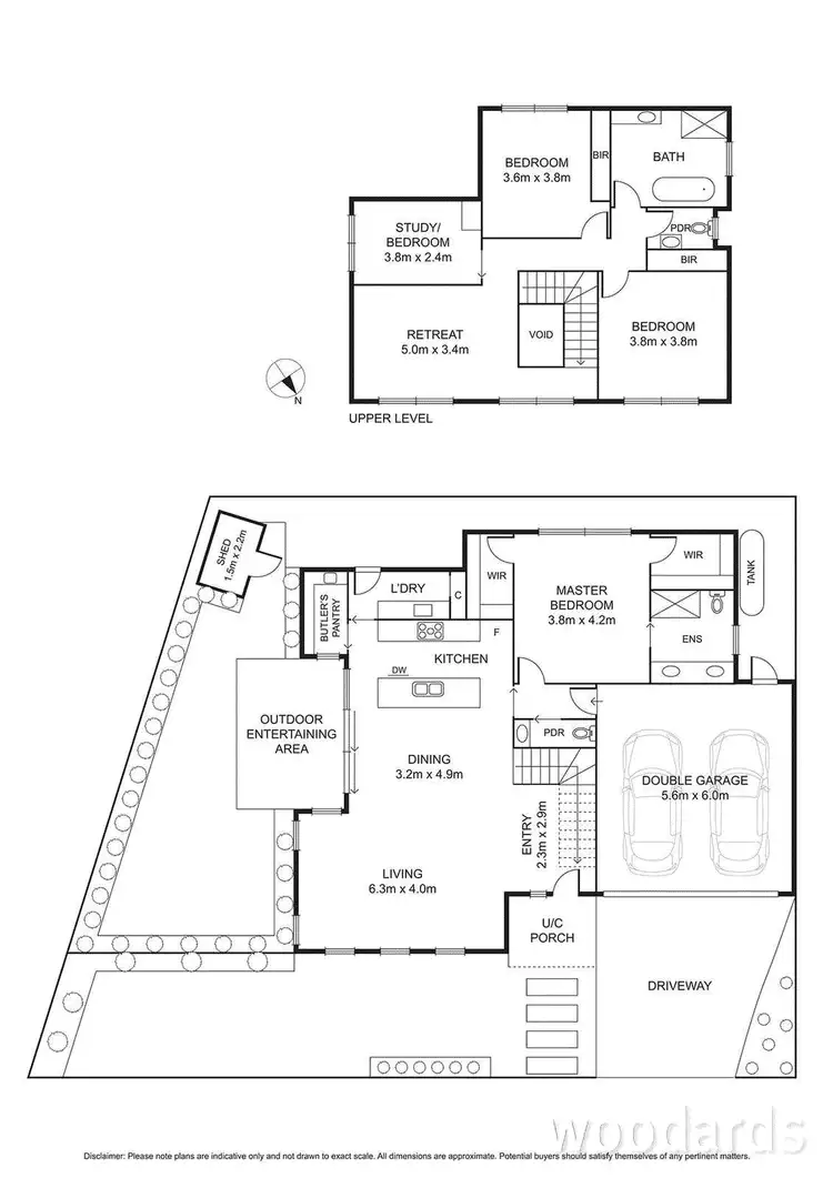 Floorplan of Homely townhouse listing, 2a Kiama Street, Moorabbin VIC 3189