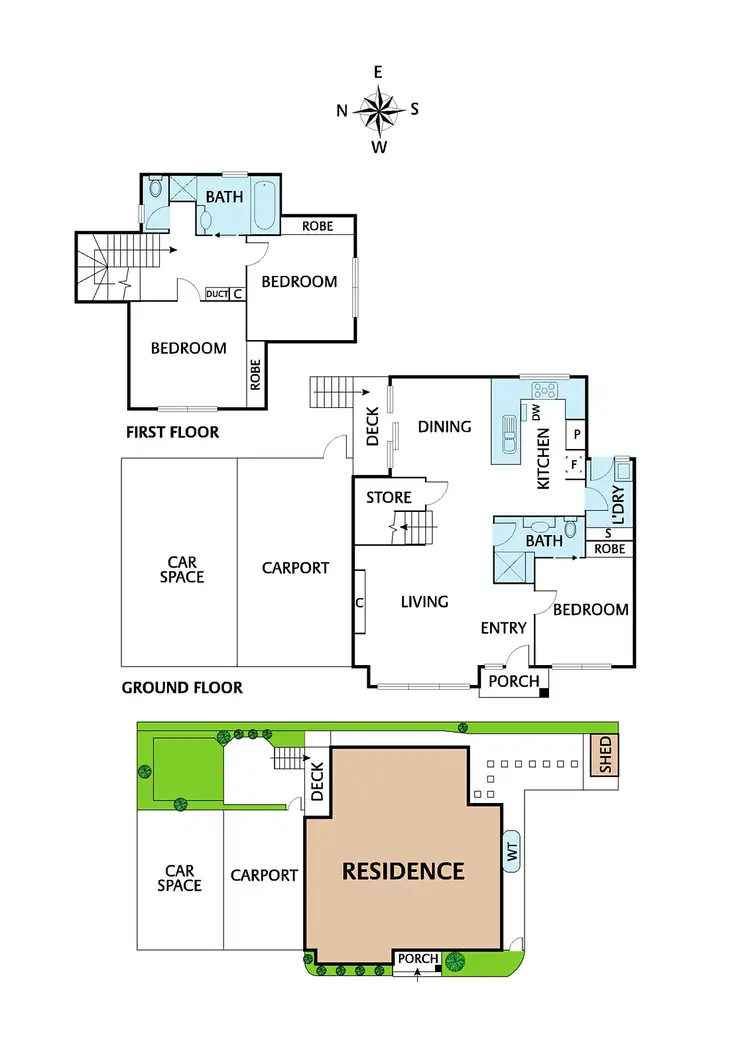 Floorplan of Homely house listing, 2/1252 Main Road, Eltham VIC 3095