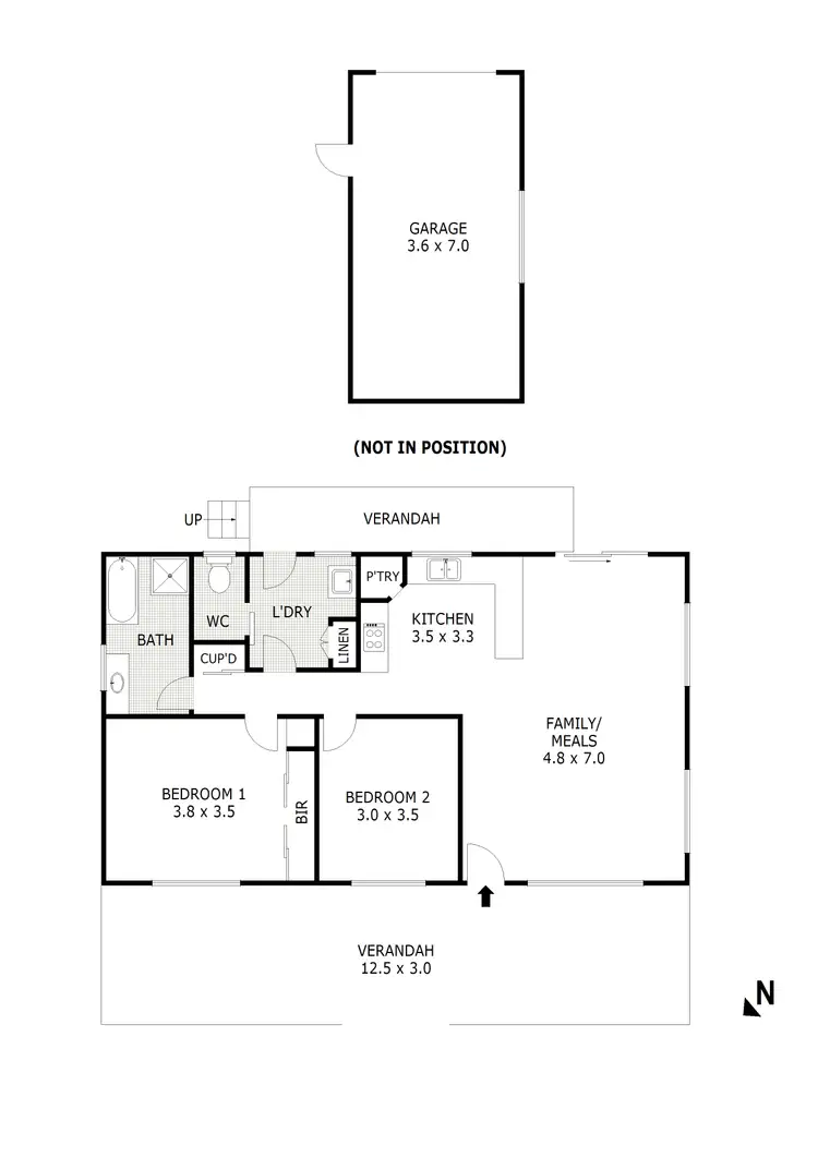 Floorplan of Homely house listing, 5 High Street, Pyalong VIC 3521