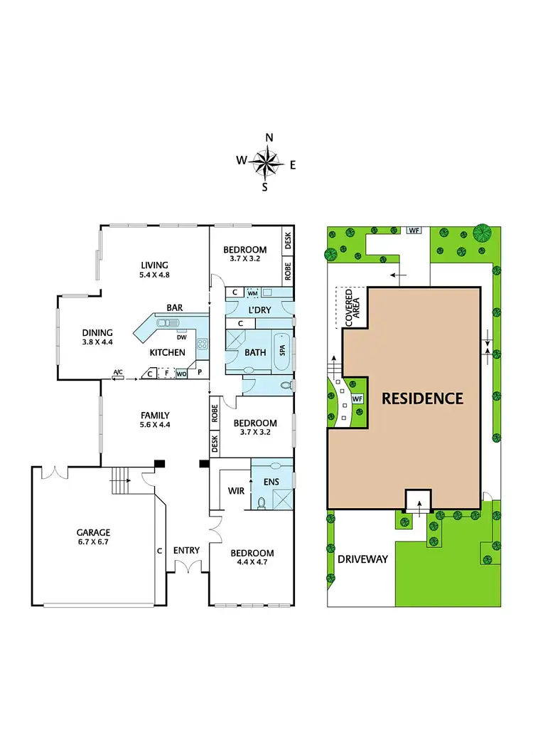 Floorplan of Homely house listing, 9 Moorakyne Place, Mitcham VIC 3132