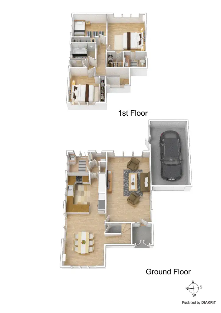Floorplan of Homely townhouse listing, 2/10 Winifred Street, Oakleigh VIC 3166