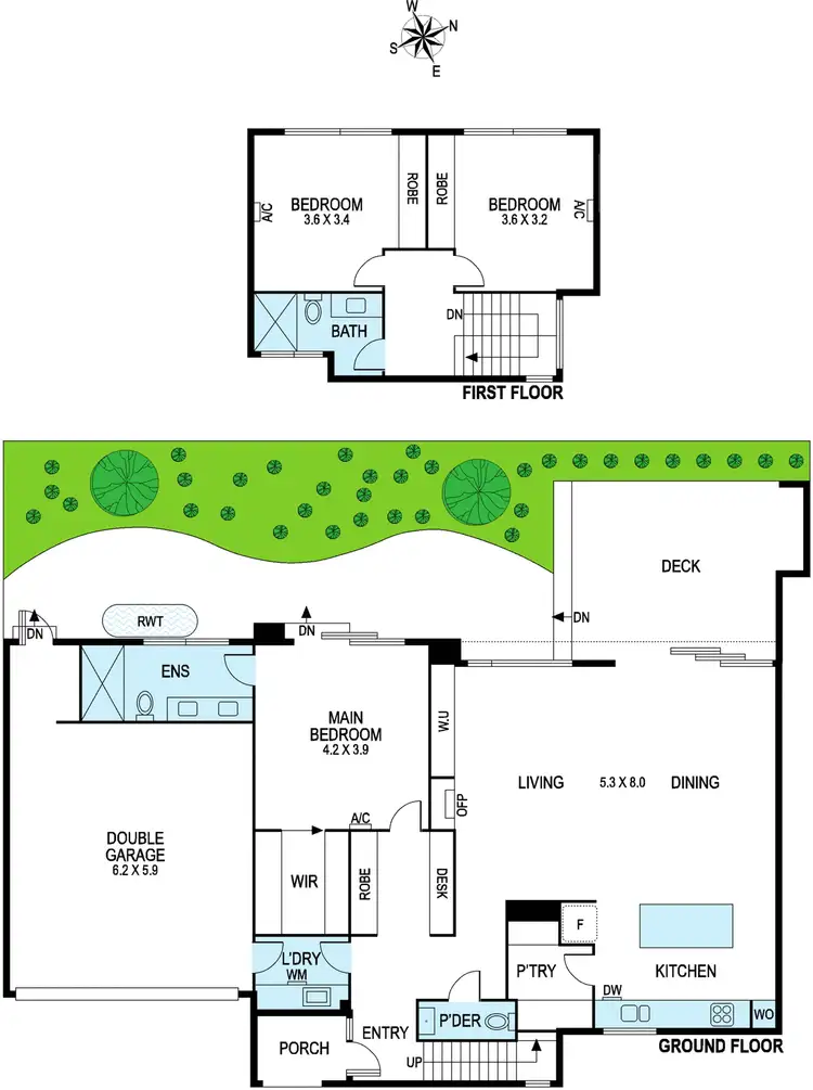 Floorplan of Homely townhouse listing, 13A Poath Road, Murrumbeena VIC 3163