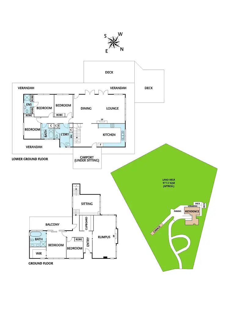 Floorplan of Homely house listing, 3 Yarra View Court, North Warrandyte VIC 3113