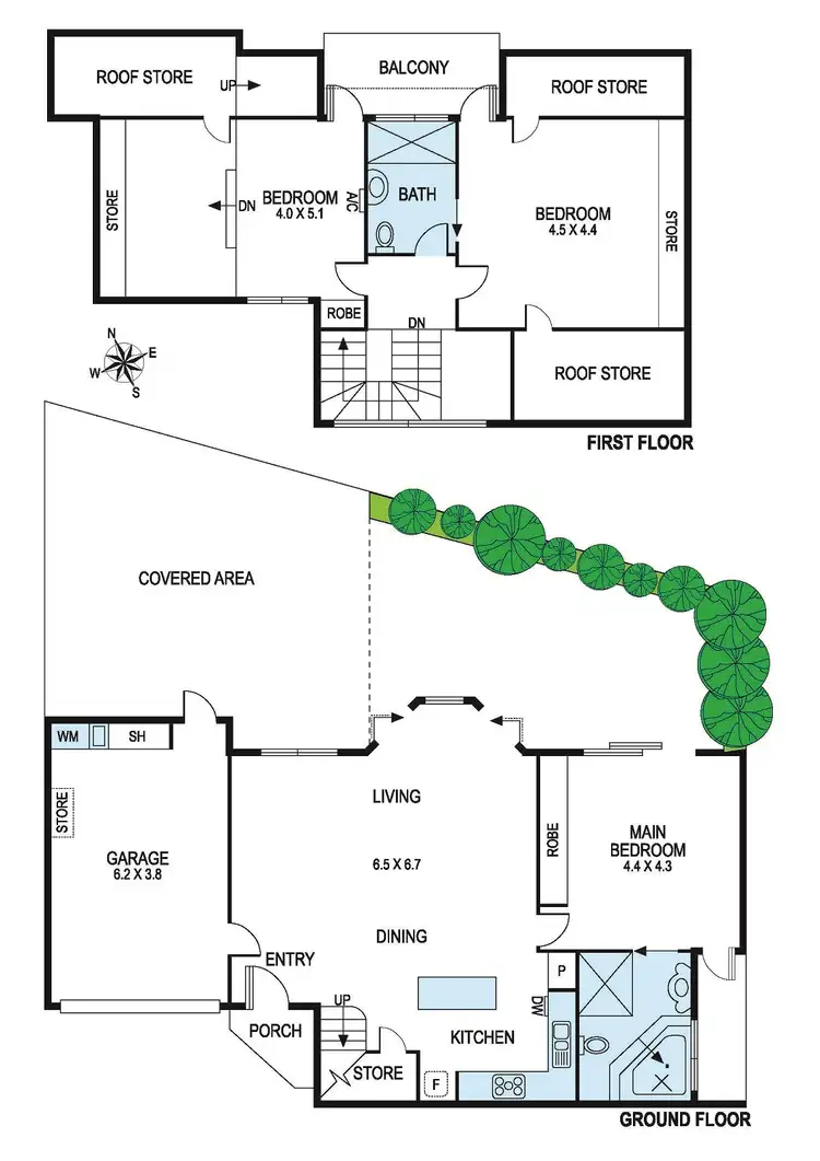 Floorplan of Homely townhouse listing, 35A Stockdale Avenue, Bentleigh East VIC 3165