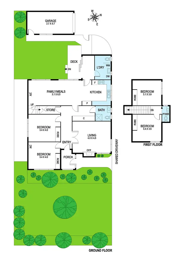Floorplan of Homely house listing, 1/61 East Boundary Road, Bentleigh East VIC 3165