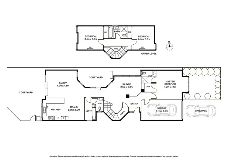 Floorplan of Homely townhouse listing, 1/13 Duke Street, Caulfield South VIC 3162