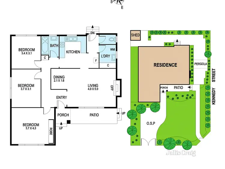 Floorplan of Homely house listing, 1/43 Richard Street, Bentleigh East VIC 3165