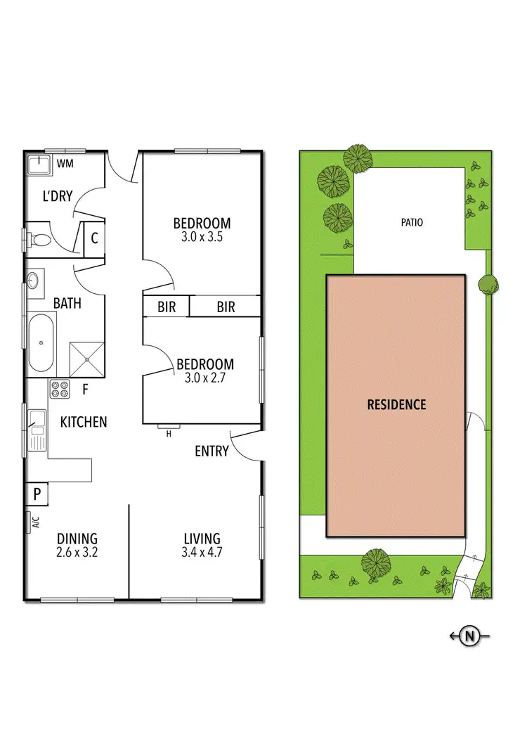 Floorplan of Homely house listing, 2 Ferguson Street, Ascot Vale VIC 3032