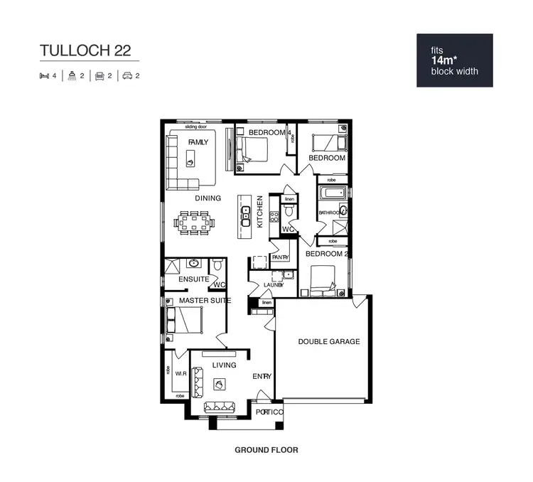 Floorplan of Homely house listing, LOT 1003, 3 Elloura Drive, Nagambie VIC 3608