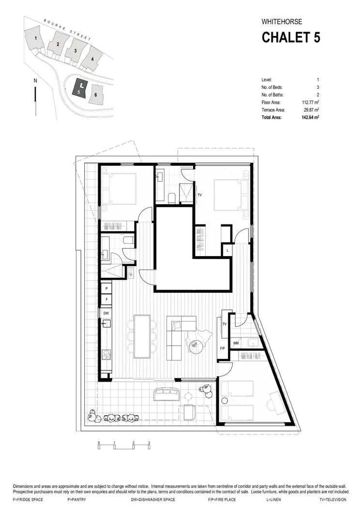 Floorplan of Homely unit listing, 5 Whitehorse Village Road, Mount Buller VIC 3723